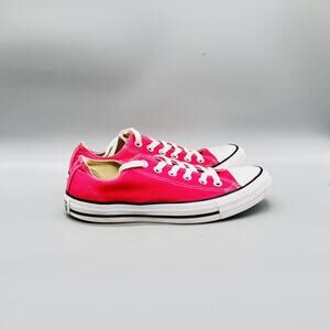 Converse Shoes Womens 8 Pink Canvas Chuck Taylor All Star 2 Low Top Sneakers